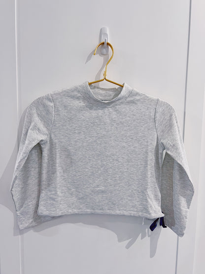 Pleat Grey Wesley Top