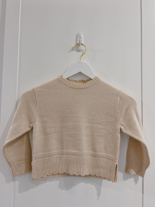 Mayoral Beige Knitted Sweater
