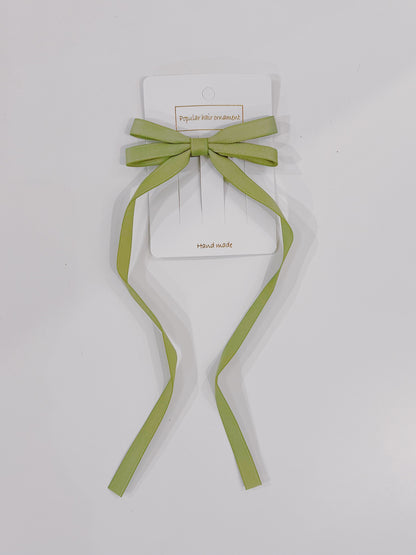 Small Satin Ribbon Streamer Bow