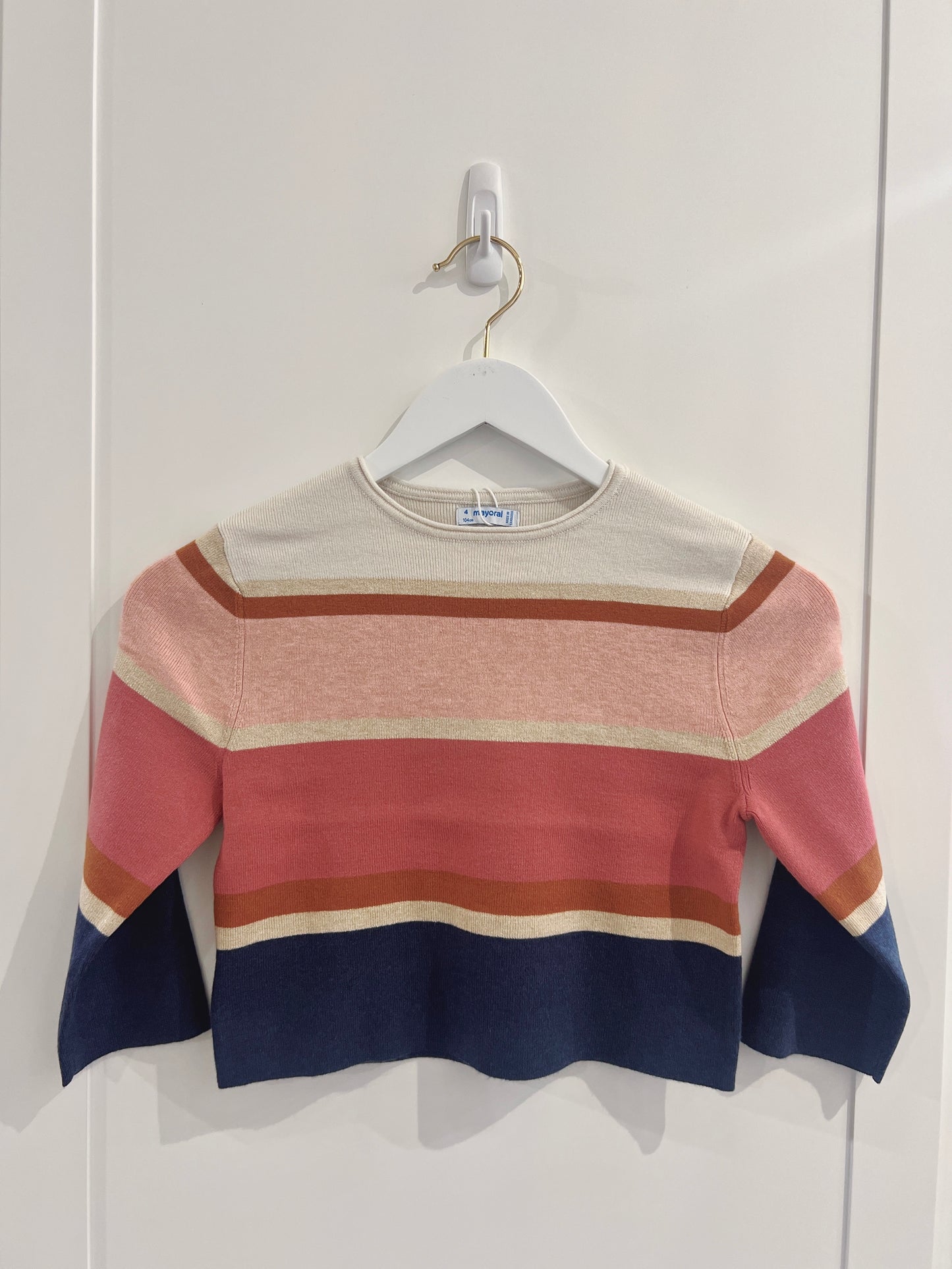 Mayoral Fall Stripes Sweater Top