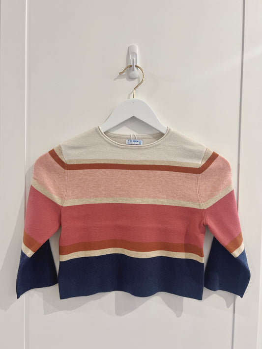 Mayoral Fall Stripes Sweater Top