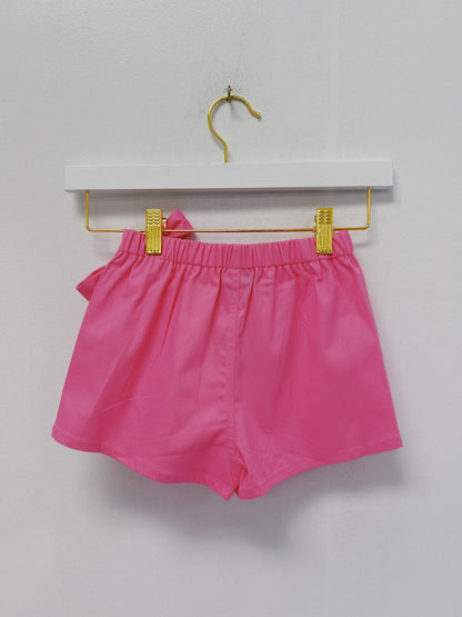 Little Olin Pink Denim Skort