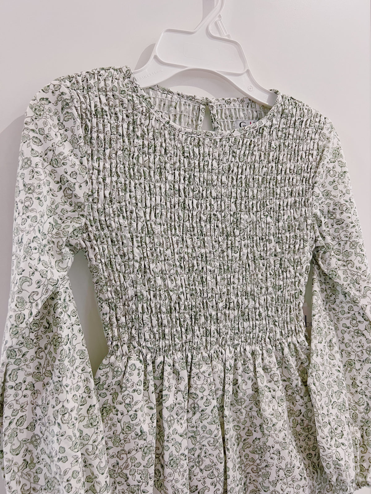 Gabby Green Sophie Shirred Dress