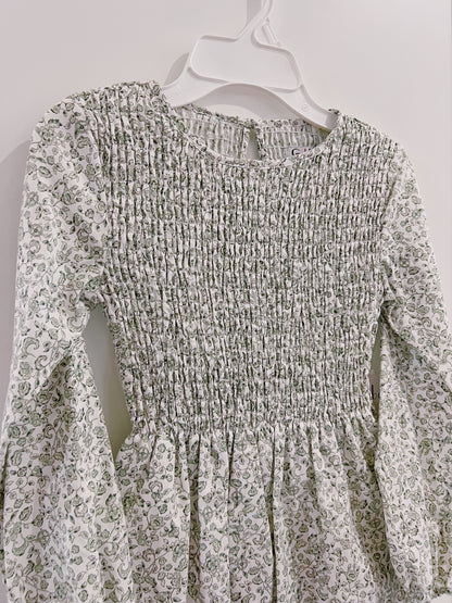 Gabby Green Sophie Shirred Dress