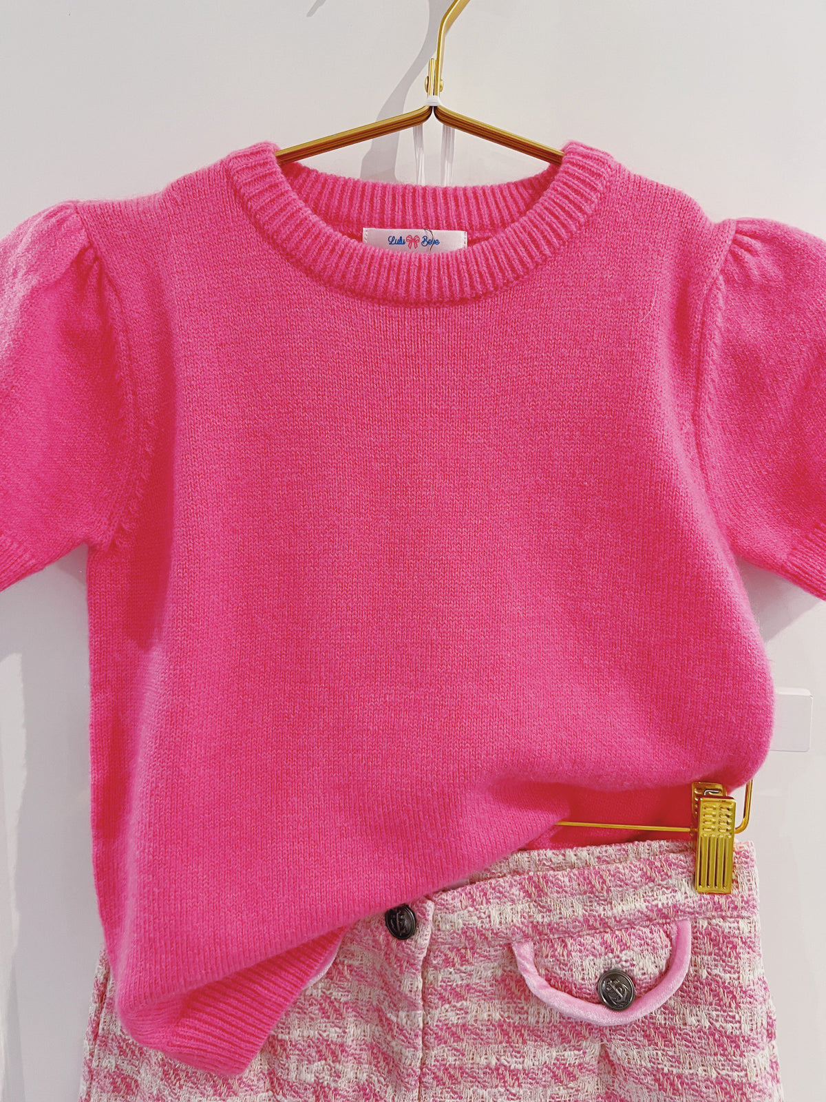 LuLu BeBe Pink Sweater Top