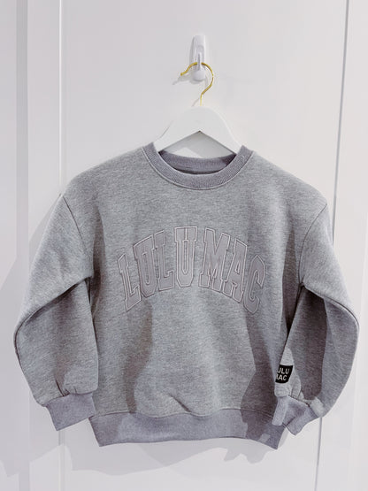 LuLu Mac Youth Light Grey Sweatshirt