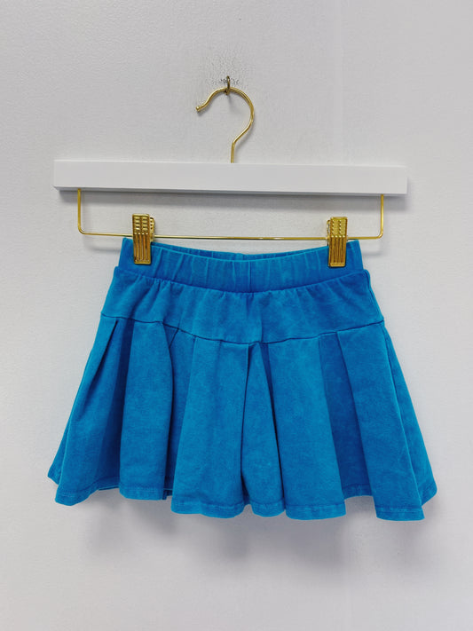 Erge Turquoise Vintage Washed Skort