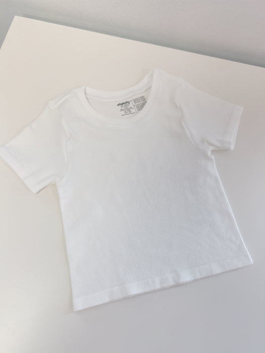 Iscream White Ribbed Shirt