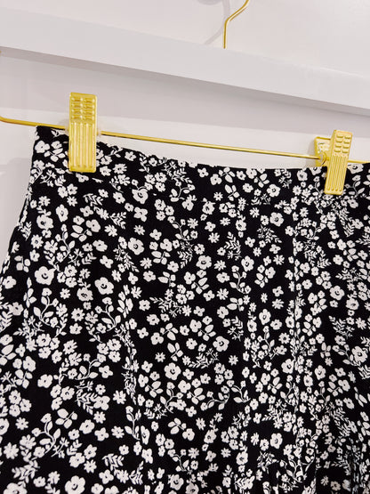 Molly Bracken Black/White Floral Skirt