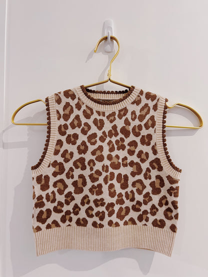 Mayoral Chestnut Knit Vest
