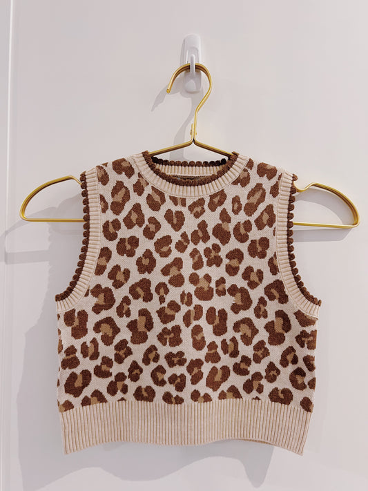 Mayoral Chestnut Knit Vest