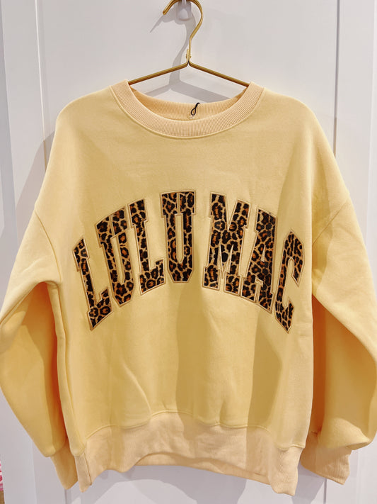 Lulu Mac Butter/Cheetah Sweatshirt