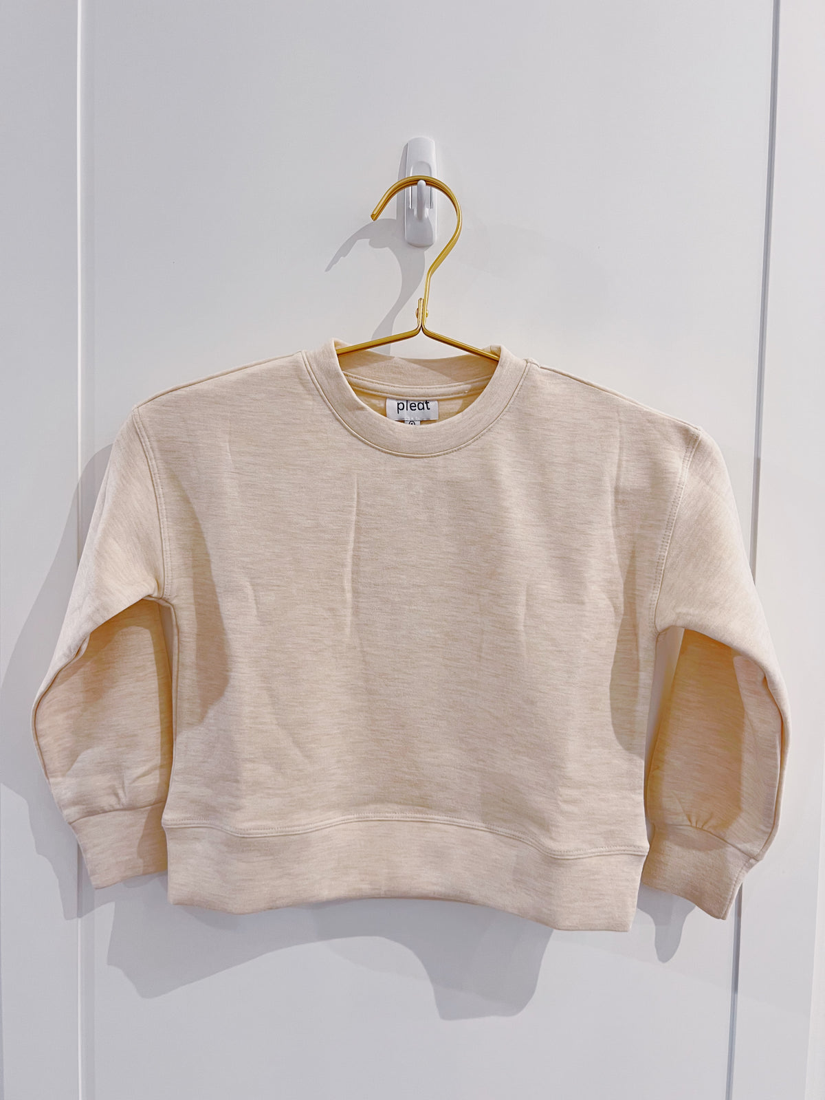 Pleat Sugar Cookie Darby Sweatshirt