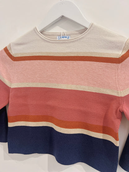 Mayoral Fall Stripes Sweater Top