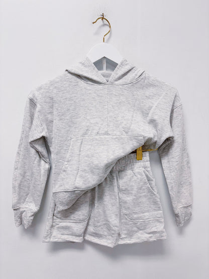 Heather Gray Pullover Skort Set