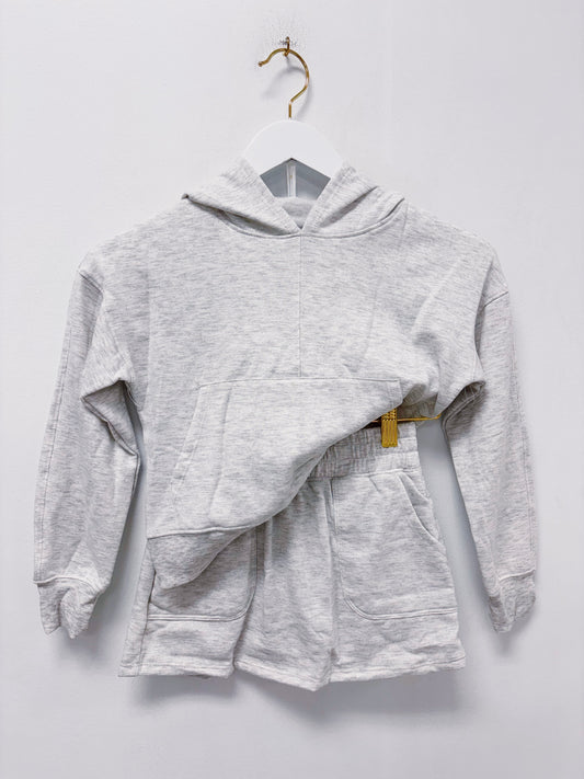 Heather Gray Pullover Skort Set