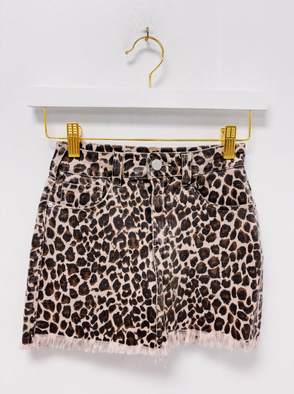 Vintage Havana Leopard Skort