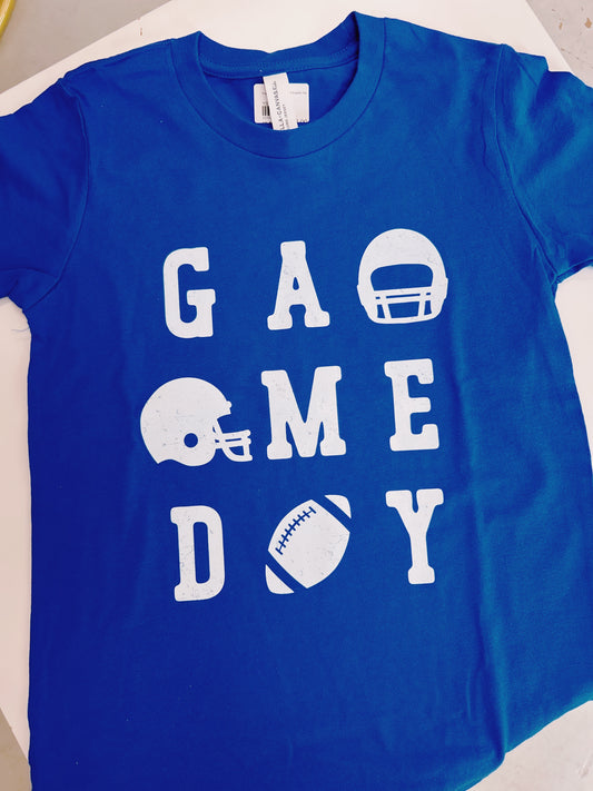 Royal Gameday Football Graphic Tee