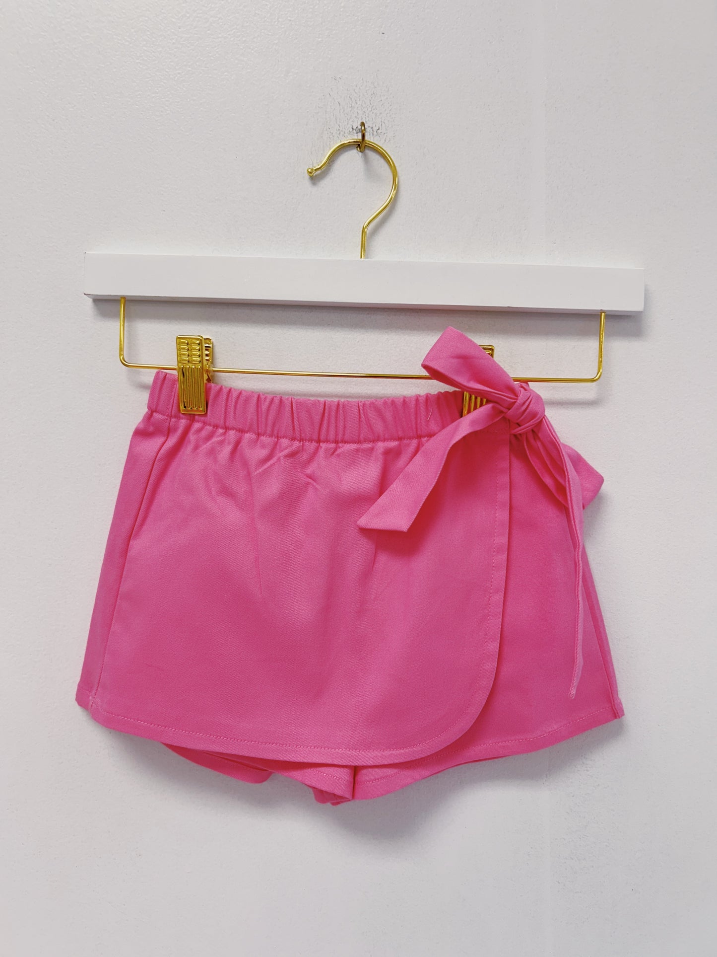 Little Olin Pink Denim Skort