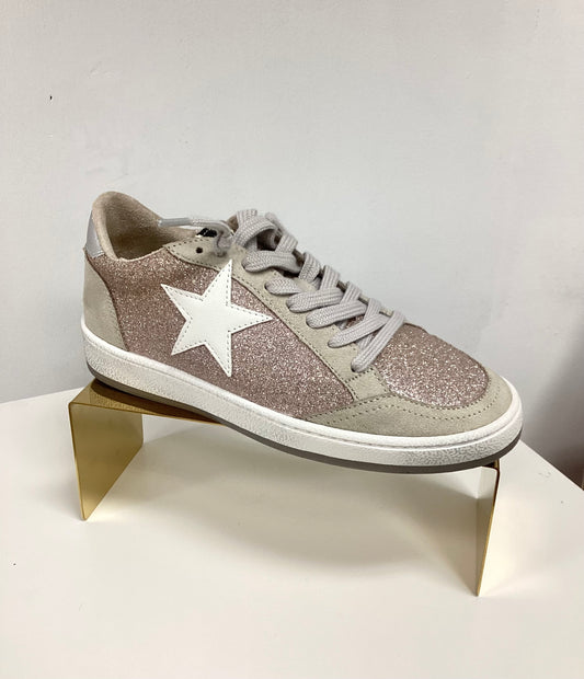 Shu Shop Champagne Glitter Sneaker