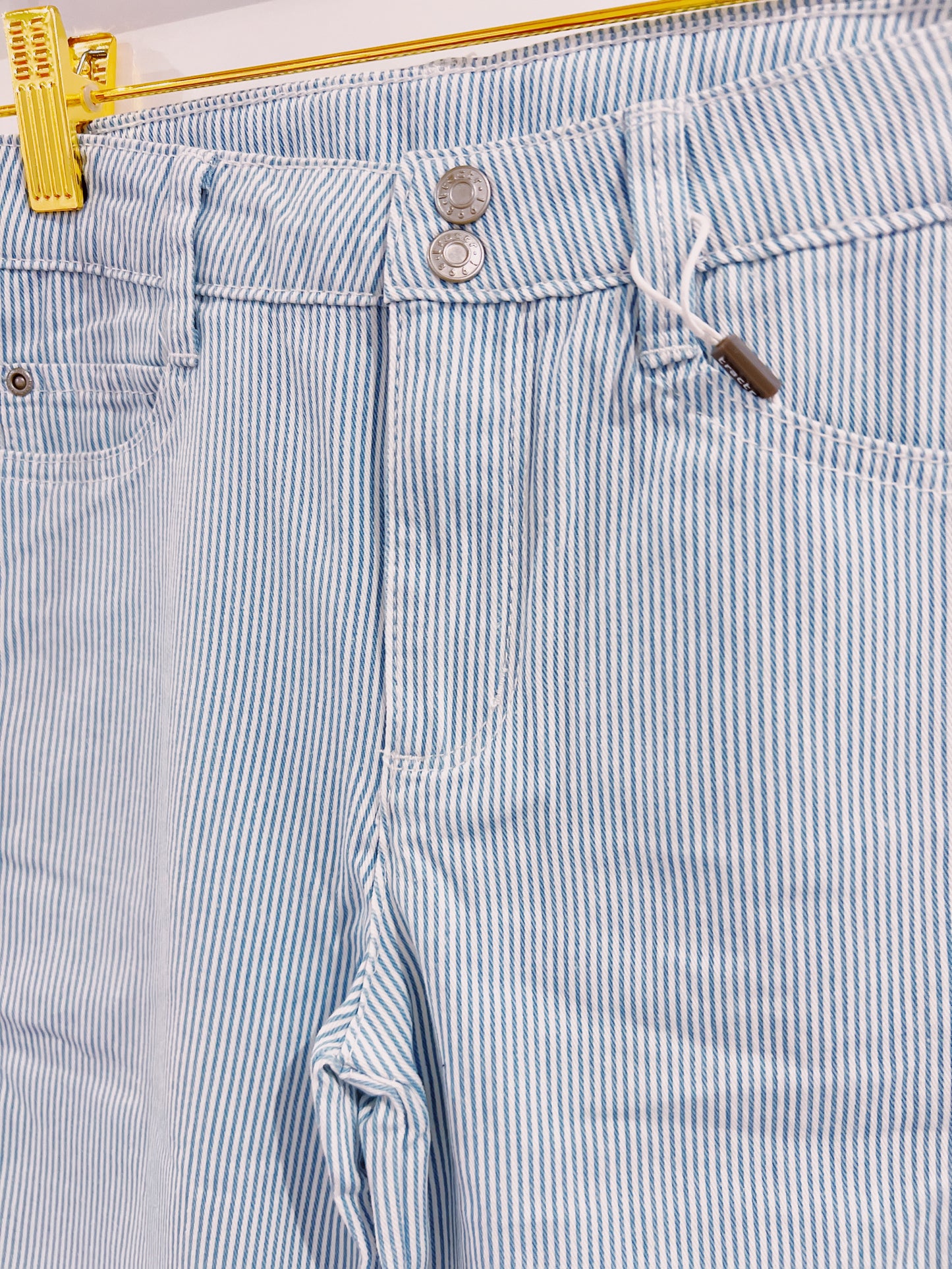 Tractr Stripe Wide Leg Trouser Jean