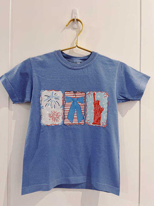 Washed Denim July Tee