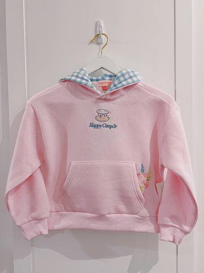 Happy Camp3r Baby Pink Pour Kindness Hoodie