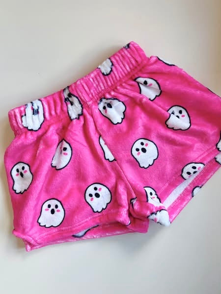 Ghost Plush PJ Shorts