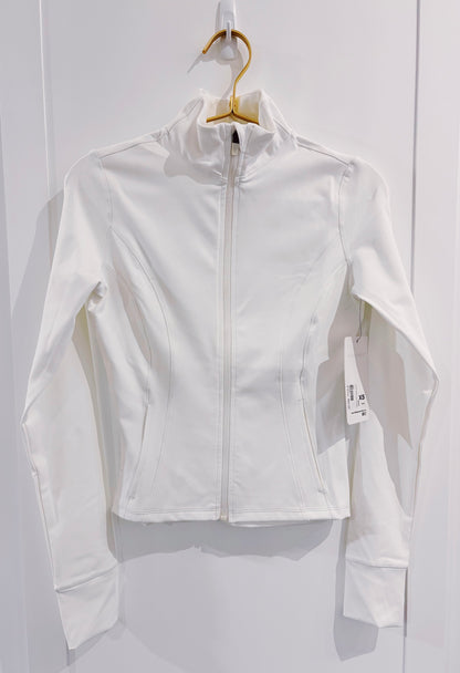 Juniors White Interlink Jacket