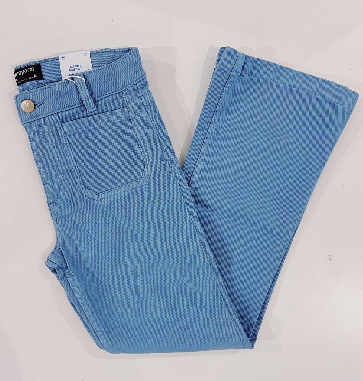 Mayoral Iceberg Flare Twill Pants