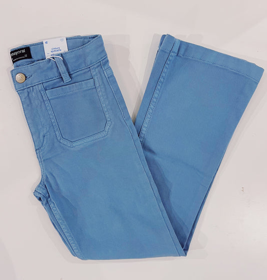 Mayoral Iceberg Flare Twill Pants