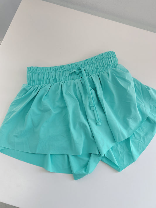 Fly Away Short- Aqua