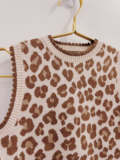 Mayoral Chestnut Knit Vest