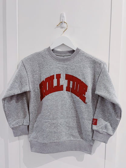 LuLu Mac Youth Grey Roll Tide Sweatshirt
