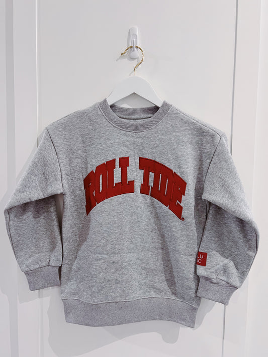 LuLu Mac Youth Grey Roll Tide Sweatshirt