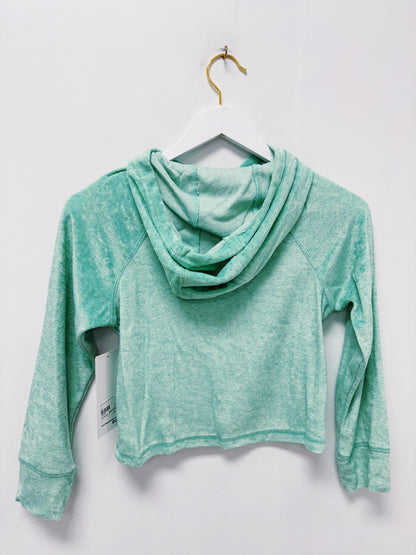 Jade Green Velour Hoodie Skort Set