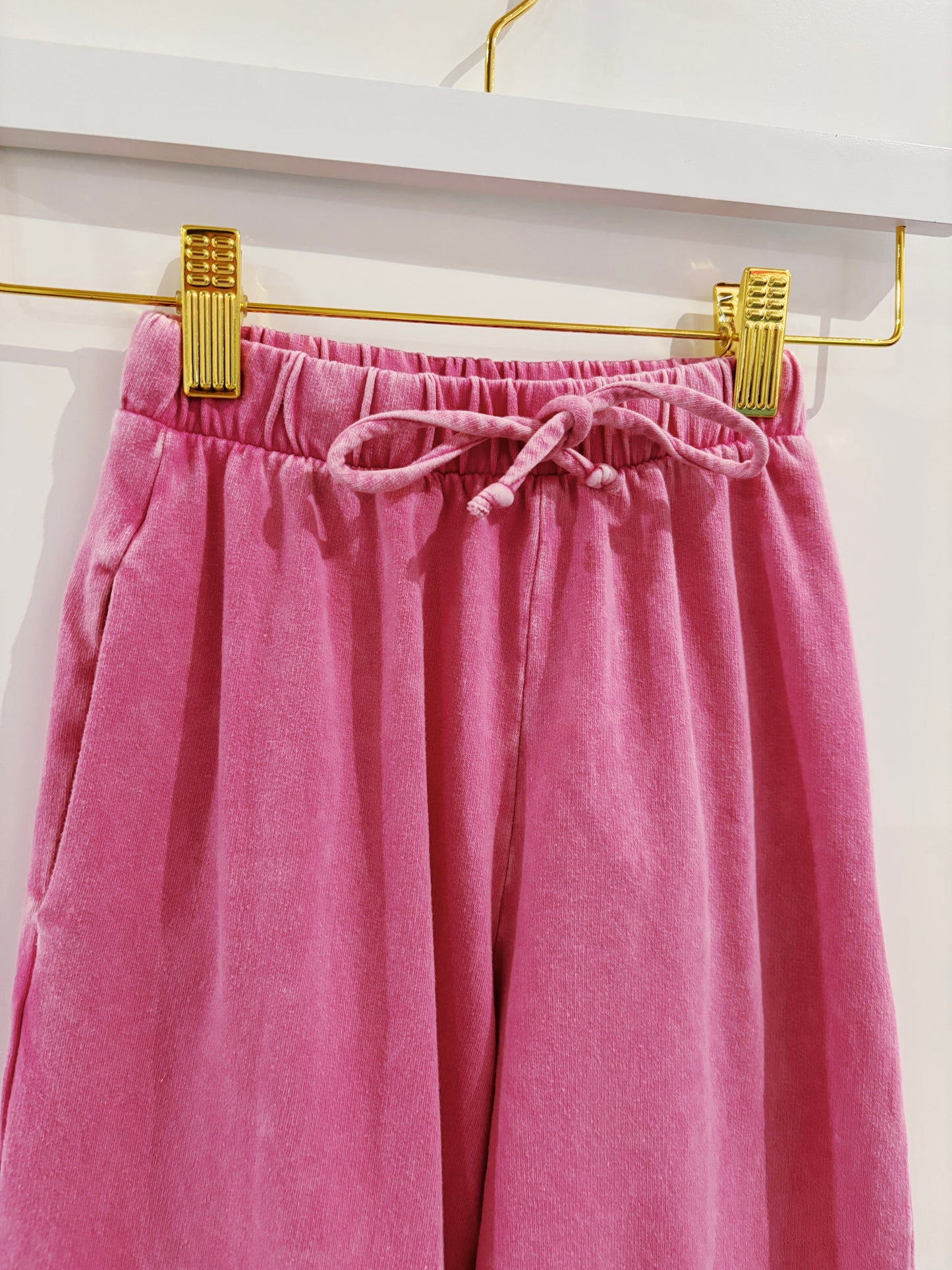 Good Girl Pink Mineral Wash Pant