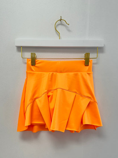 Erge Neon Orange Yoga Skort