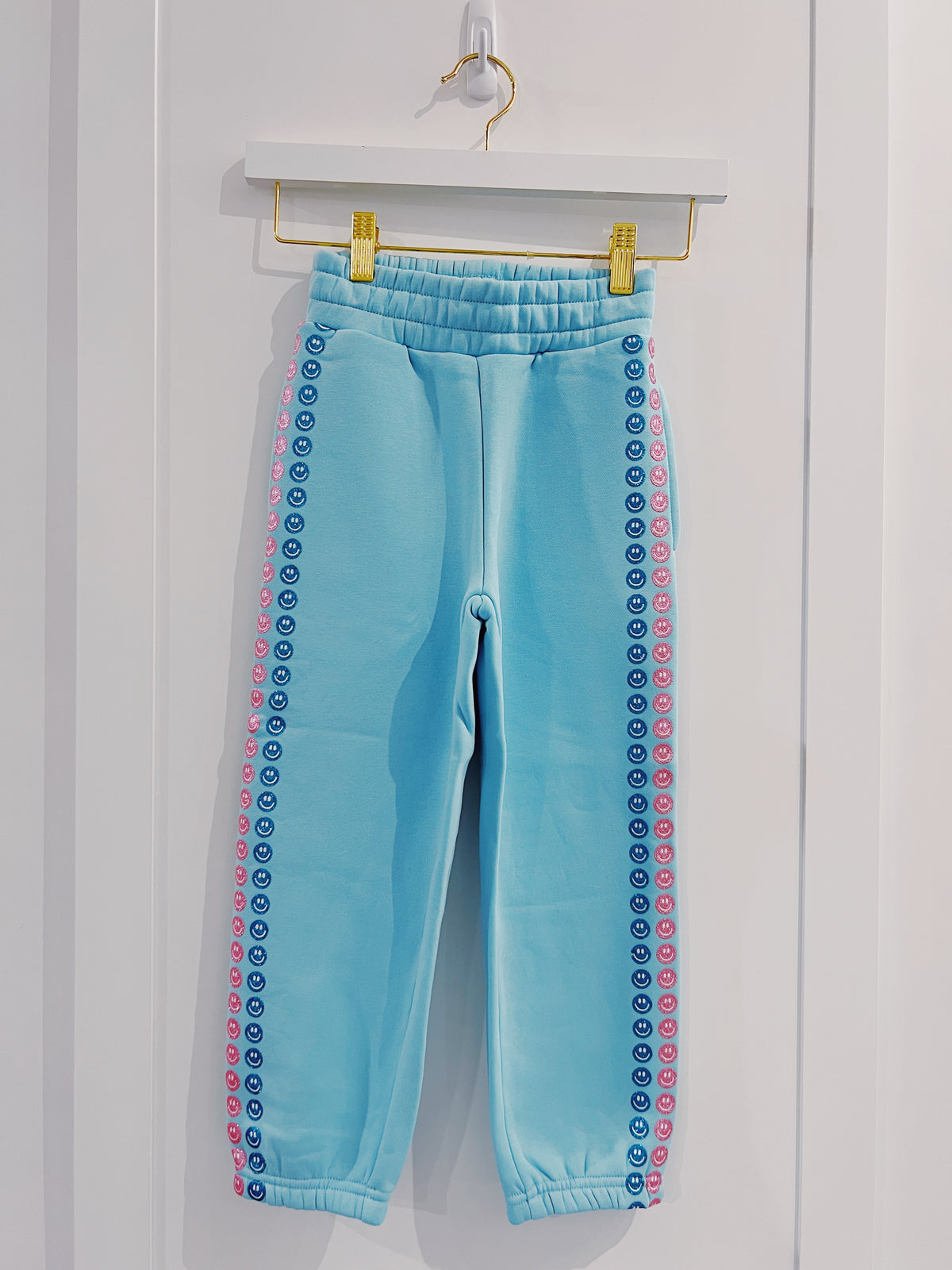 Azarhia Fall Glitter Smiley Jogger Set