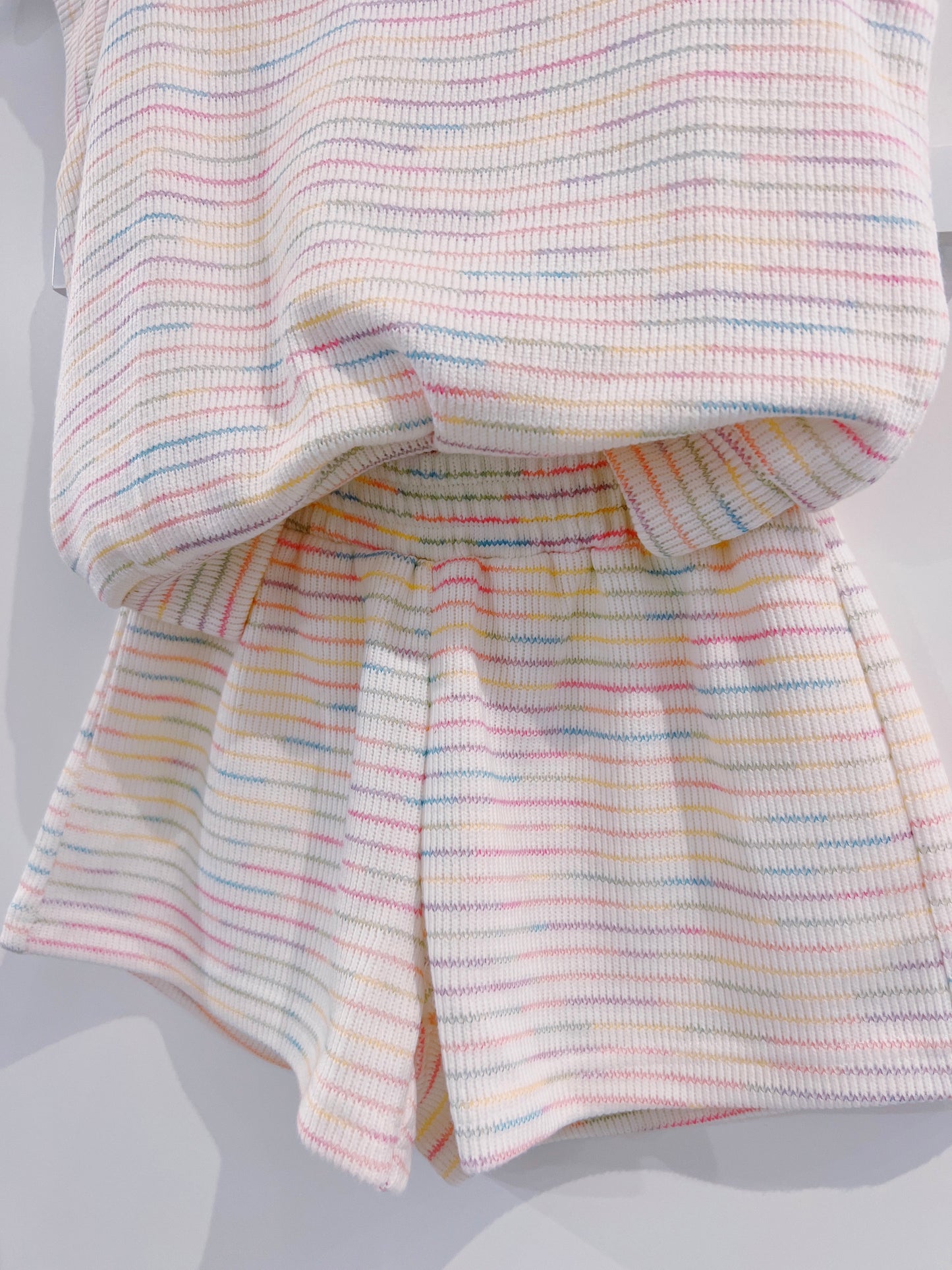 Rainbow Stripe Knit Carlisle Short