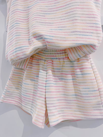 Rainbow Stripe Knit Carlisle Short