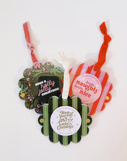 Scalloped Picture Frame Ornament