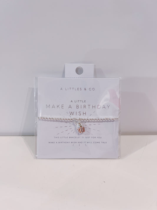 A Little Silver Make A Birthday Wish Bracelet