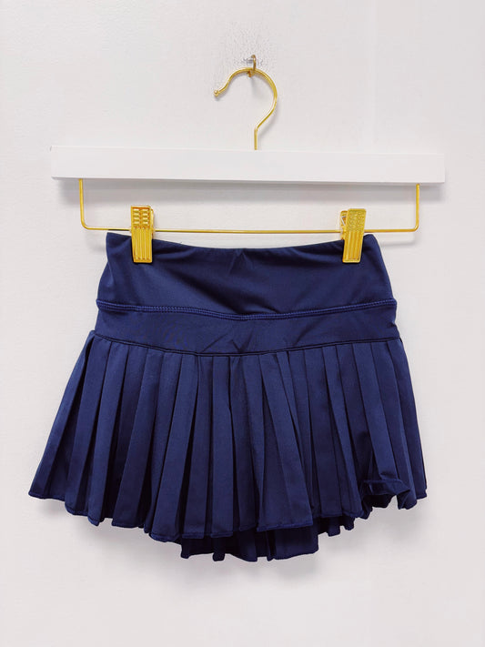 Azarhia Mini Pleated Skort- Navy