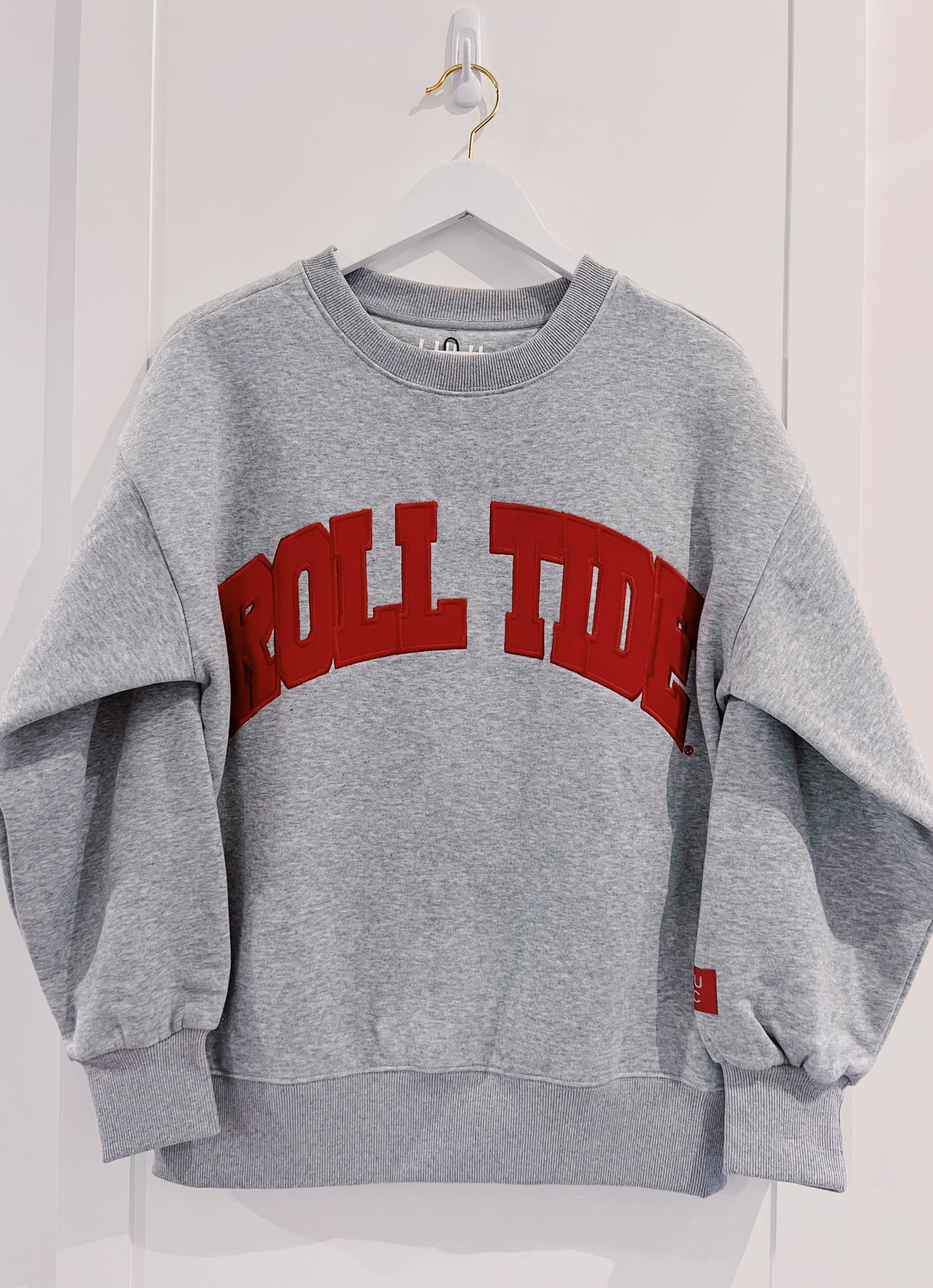 LuLu Mac Adult Grey Roll Tide Sweatshirt