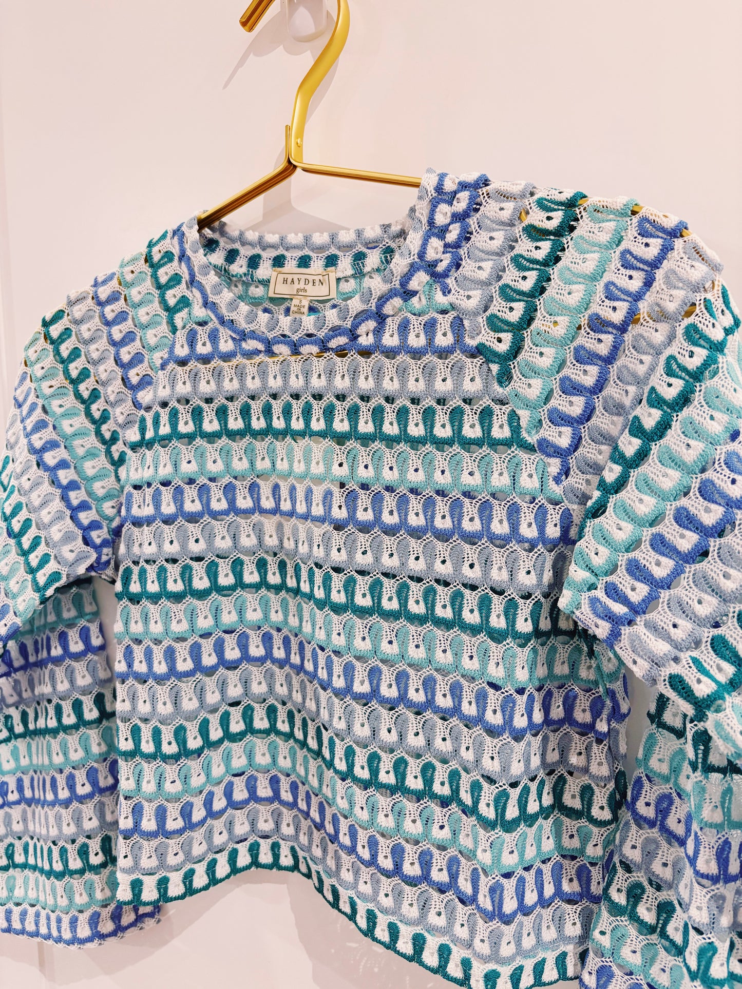 Hayden Aqua/Purple L/S Top