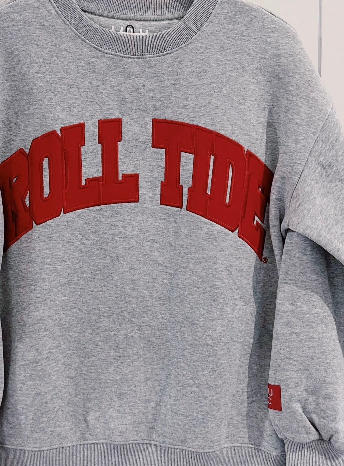 LuLu Mac Adult Grey Roll Tide Sweatshirt