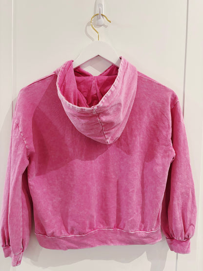 Good Girl Pink Mineral Wash Hoodie