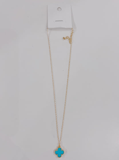 Single Clover Charm Necklace