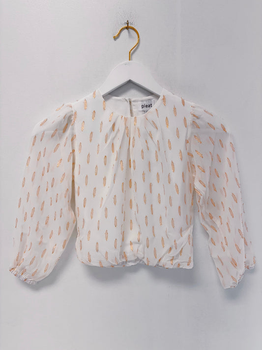 Pleat Dashing Wren Top